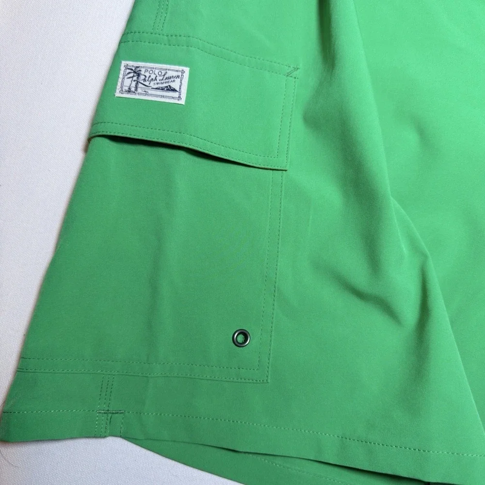 Polo‎ Ralph Lauren 3LTKailua Swim Trunk Board Shorts Big & Tall Green  Cargo
